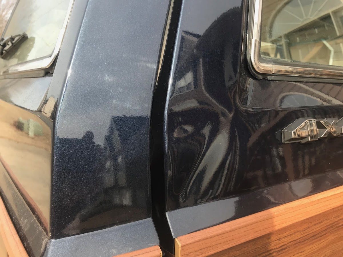 Woodgrain trim restoration